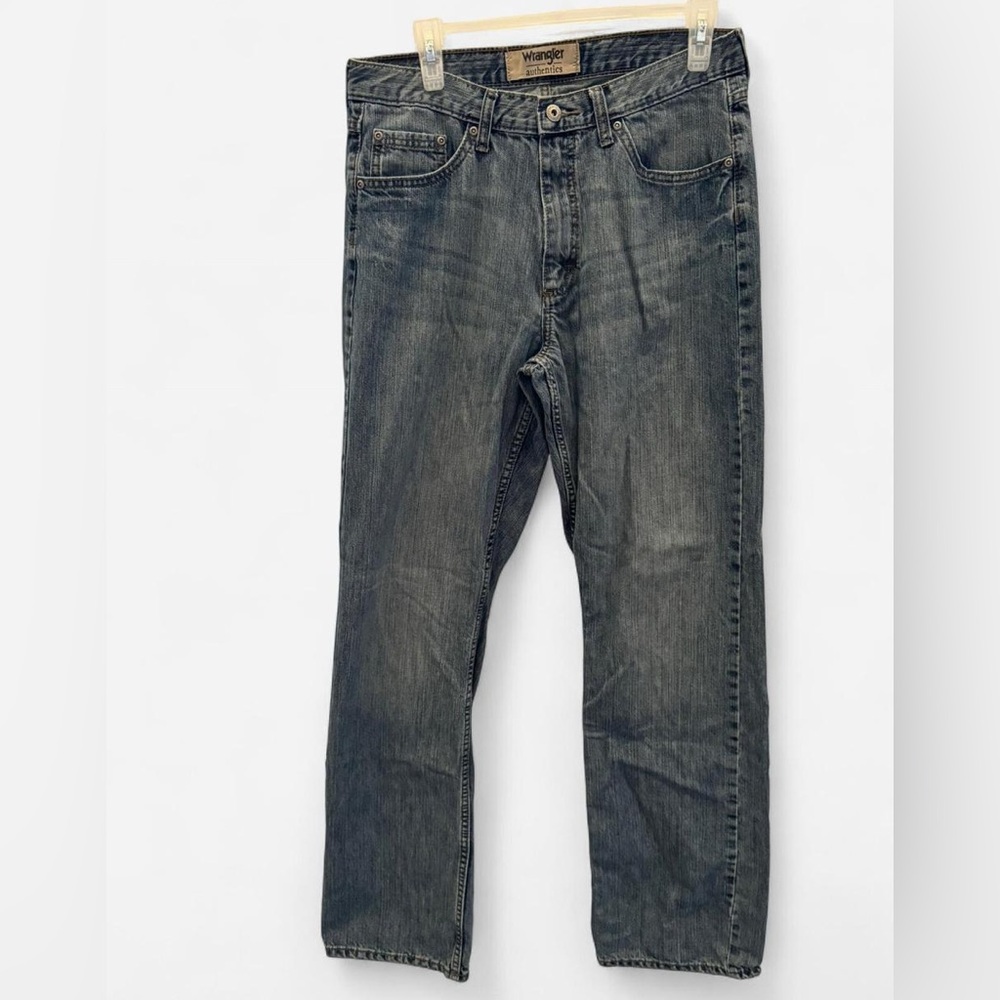 Wrangler Men's Dark Blue Straight Jeans